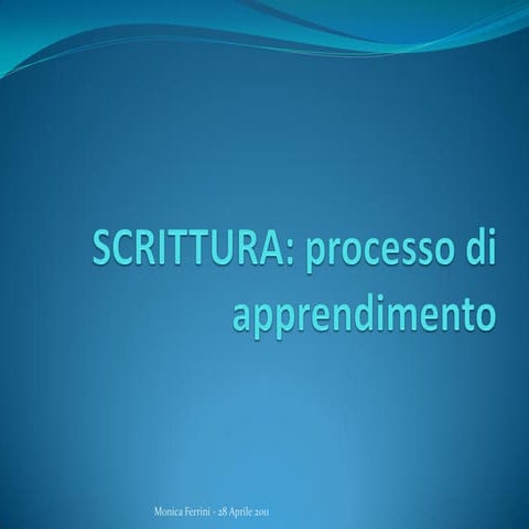 SCRITTURA 
