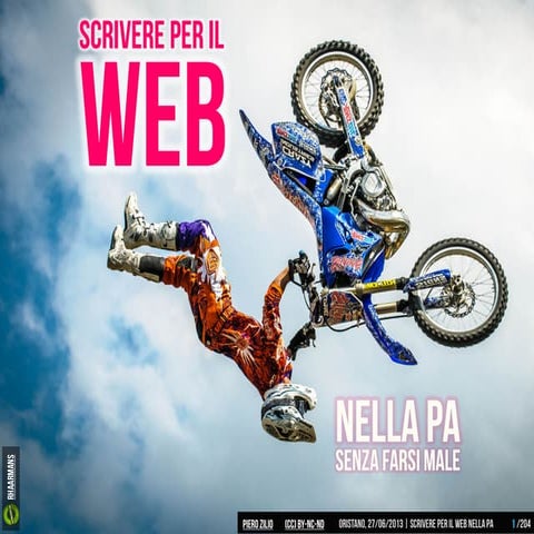 Scrivere per il web nella Pubblica Amministrazione (senza farsi male fra vira...