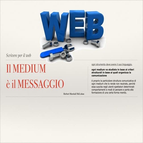 Scrivere per il web | PDF