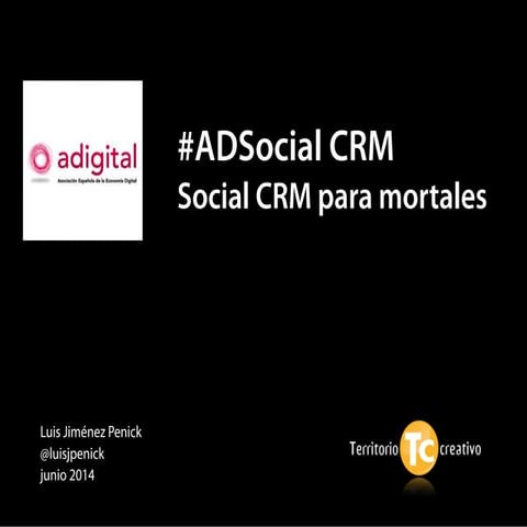 SCRM Social CRM para mortales
