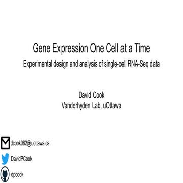 scRNA-Seq Lecture - Stem Cell Network RNA-Seq Workshop 2017