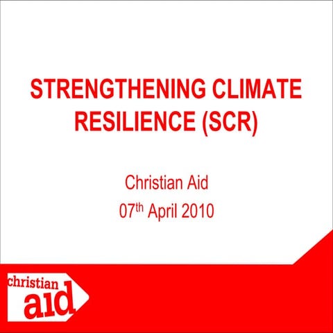 Disaster Risk Reduction (DRR) and Climate Change Adaptation (CCA) | PDF