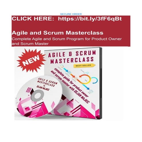 Agile and Scrum Masterclass