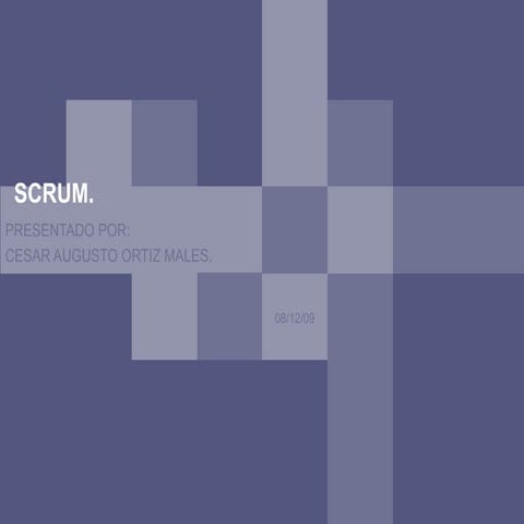 SCRUM - César Ortiz