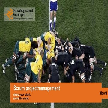 Scrum voor studenten Industrieel Product Ontwerpen