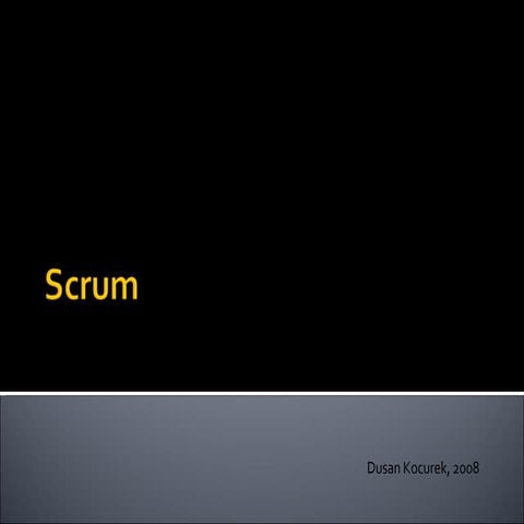 Scrum Quick Overview