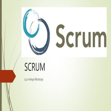 que es un Scrum