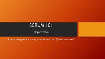 Scrum 101 