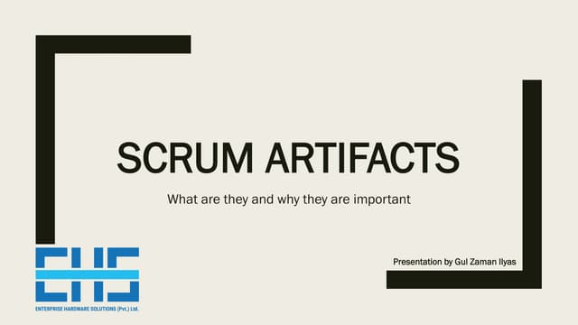 Scrum artifacts