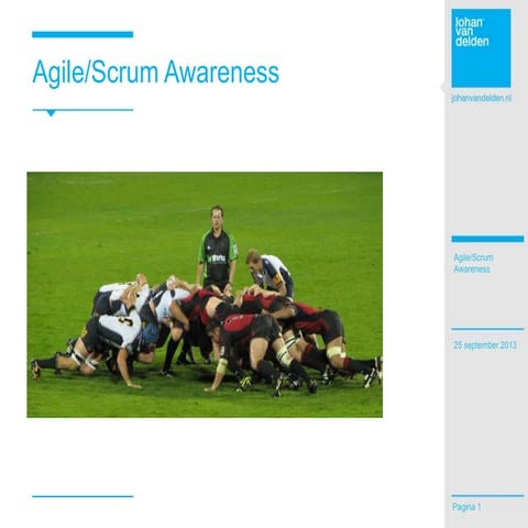 Scrum project aanpak anders dan bij softwareontwikkeling