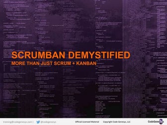 Scrumban Demystified
