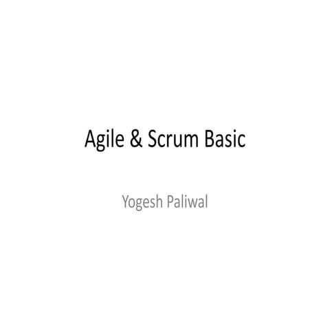 Agile, Scrum and Values 