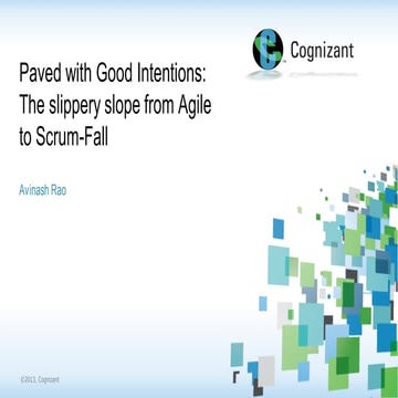 Scrum_BLR 10th meet up 13 sept-2014 - The Slippery Slope from Agile to Scrum ...