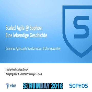Scrum day   scaled agile - wolfgang hilpert - sascha gessler