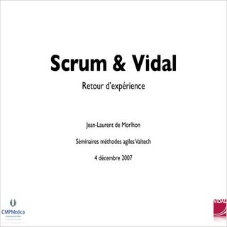 Scrum & VIdal Retour d'experience