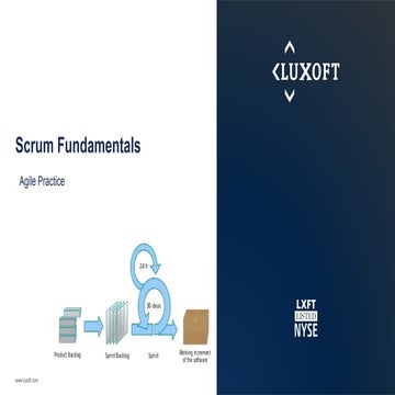 Scrum Fundamentals
