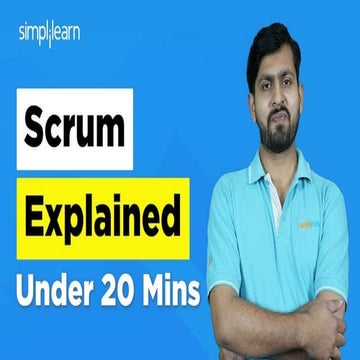Scrum Explained Under 20 Mins | What Is Scrum? | Scrum Master Training Tutori...