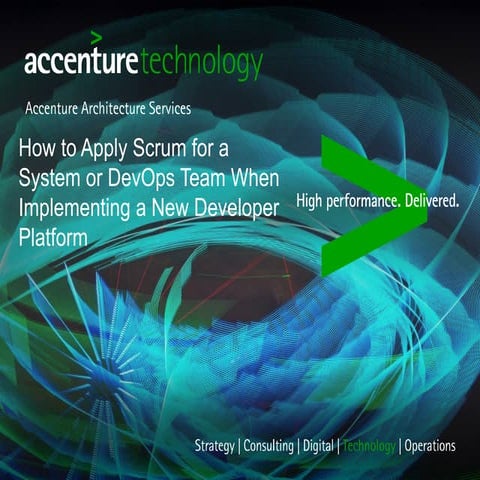 Scrum in dev ops teams - Presentation from Scrum Gathering Bangalore