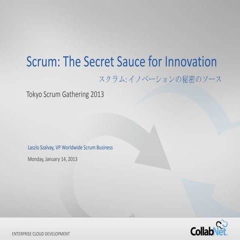 The Secret Sauce of Innovation  - Japanese / Japan 