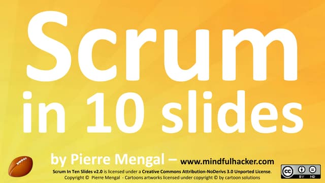 Scrum In Ten Slides (v2.0) 2018