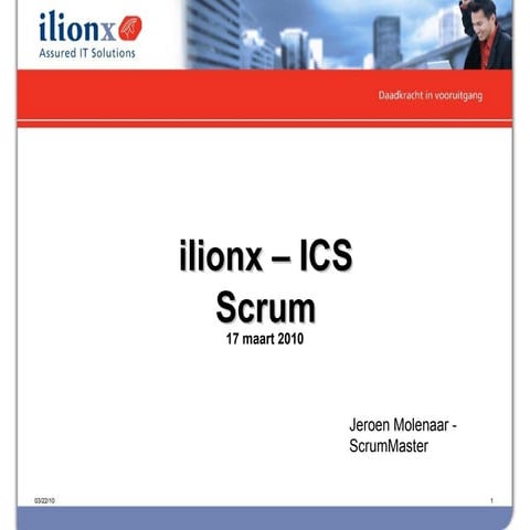 Scrum - Een inleiding