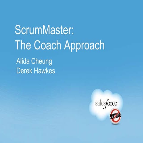 ScrumMaster - The Coach Approach