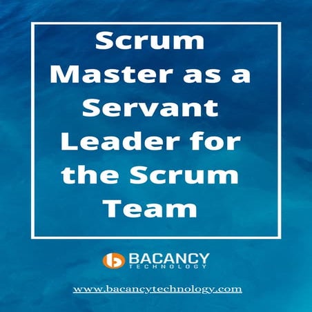 Scrum master as a servant leader for the scrum team (2)