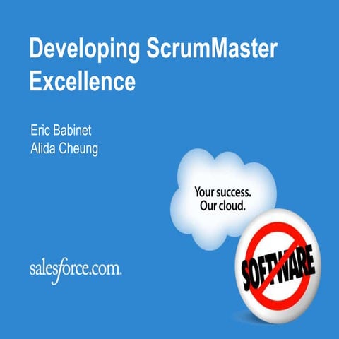 ScrumMaster Excellence - Agile2010 conference