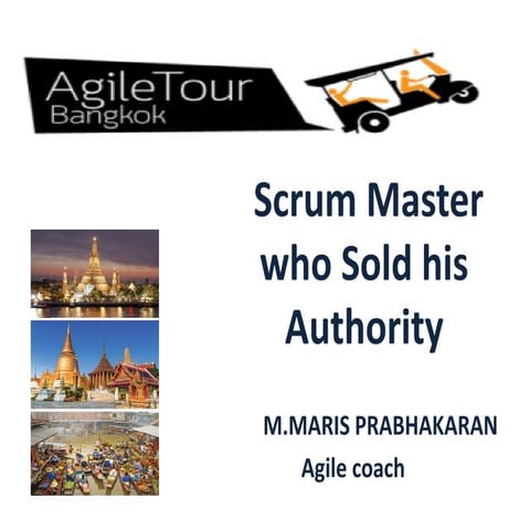 Scrum master who sold his authority 