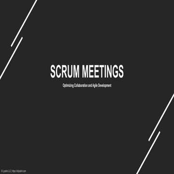 Scrum Ceremonies | PPTX