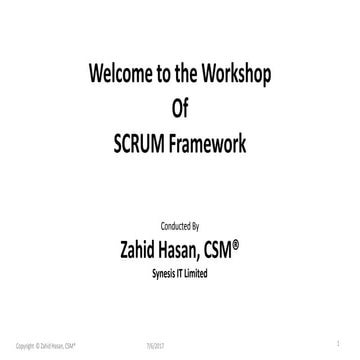 Scrum methodology