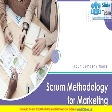 Scrum Methodology For Marketing PowerPoint Presentation Slides