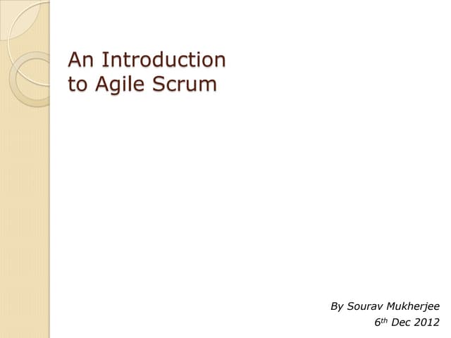 Scrum Overview
