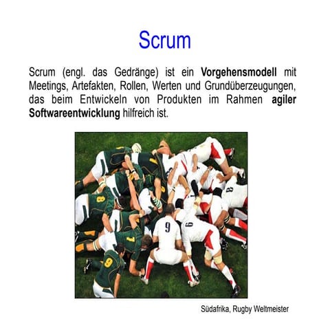 Scrum Einleitung Präsentation