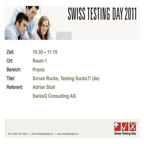 Scrum Rocks, Testing Sucks?! (de)