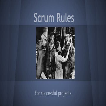 Scrum rules