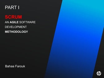 Scrum Agile Methodlogy