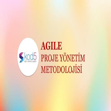 Agile ve Scrum