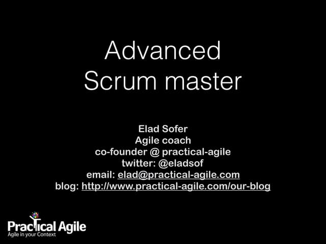 Scrum training day 2