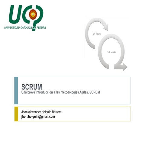 Metodologías Agiles Scrum