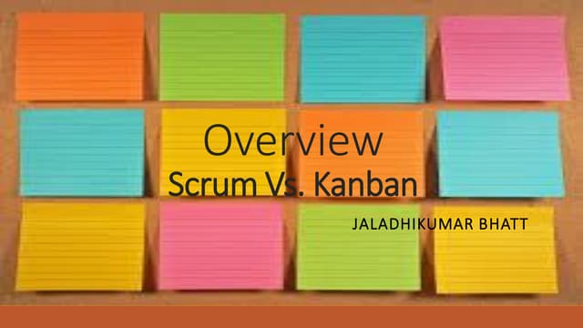 Scrum vs Kanban