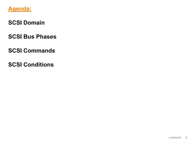 SCSI Protocol