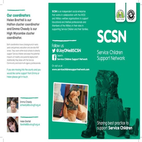 Scsn coordinator project flyer