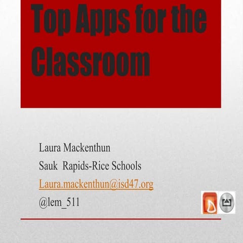 Top Apps for Classrooms