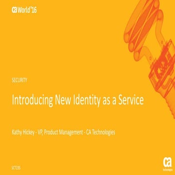 Introducing New Identity as a Service