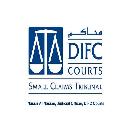 Small Claims Tribunal, DIFC Courts