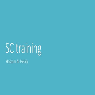 Sc training