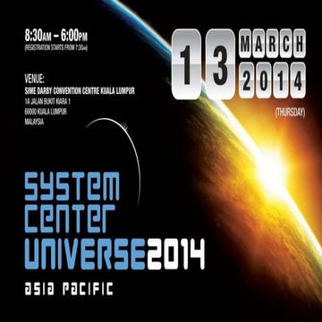 SCU Asia System Center: Beyond orchestrator