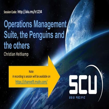 Operations Management Suite, the Penguins and the others