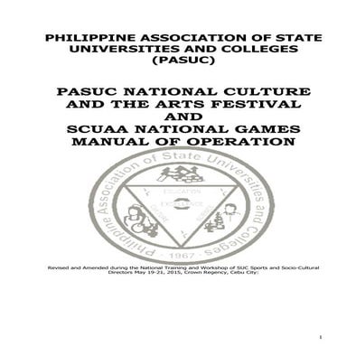 Scuaa guidelines   manual of operation (as of august 11, 2015)